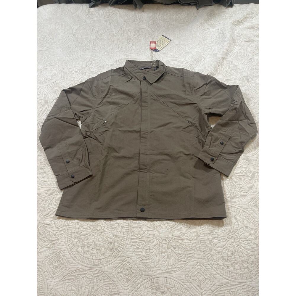 Tobacco Co. Men’s Button Jacket XL Olive Green Lightweight Casual Coat
